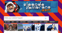 Desktop Screenshot of elpandazambrano.com